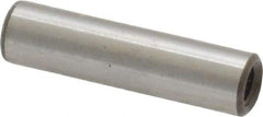 Jergens - 1/4" Diam x 1" Pin Length Alloy Steel Pull Out Dowel Pin - C 47-58 & C 60-64 (Surface) Hardness, 1 Beveled & 1 Threaded End - Exact Tool & Supply