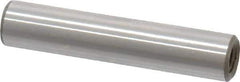 Jergens - 1/4" Diam x 1-1/4" Pin Length Alloy Steel Pull Out Dowel Pin - C 47-58 & C 60-64 (Surface) Hardness, 1 Beveled & 1 Threaded End - Exact Tool & Supply