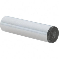 Jergens - 5/16" Diam x 1-1/4" Pin Length Alloy Steel Pull Out Dowel Pin - C 47-58 & C 60-64 (Surface) Hardness, 1 Beveled & 1 Threaded End - Exact Tool & Supply