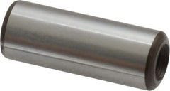 Jergens - 3/8" Diam x 1" Pin Length Alloy Steel Pull Out Dowel Pin - C 47-58 & C 60-64 (Surface) Hardness, 1 Beveled & 1 Threaded End - Exact Tool & Supply