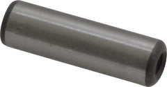 Jergens - 3/8" Diam x 1-1/4" Pin Length Alloy Steel Pull Out Dowel Pin - C 47-58 & C 60-64 (Surface) Hardness, 1 Beveled & 1 Threaded End - Exact Tool & Supply