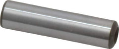 Jergens - 3/8" Diam x 1-1/2" Pin Length Alloy Steel Pull Out Dowel Pin - C 47-58 & C 60-64 (Surface) Hardness, 1 Beveled & 1 Threaded End - Exact Tool & Supply