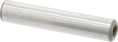 Jergens - 3/8" Diam x 2" Pin Length Alloy Steel Pull Out Dowel Pin - C 47-58 & C 60-64 (Surface) Hardness, 1 Beveled & 1 Threaded End - Exact Tool & Supply