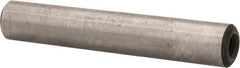 Jergens - 3/8" Diam x 2-1/4" Pin Length Alloy Steel Pull Out Dowel Pin - C 47-58 & C 60-64 (Surface) Hardness, 1 Beveled & 1 Threaded End - Exact Tool & Supply