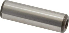 Jergens - 1/2" Diam x 1-3/4" Pin Length Alloy Steel Pull Out Dowel Pin - C 47-58 & C 60-64 (Surface) Hardness, 1 Beveled & 1 Threaded End - Exact Tool & Supply