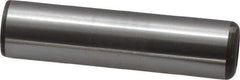 Jergens - 1/2" Diam x 2" Pin Length Alloy Steel Pull Out Dowel Pin - C 47-58 & C 60-64 (Surface) Hardness, 1 Beveled & 1 Threaded End - Exact Tool & Supply