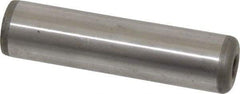 Jergens - 3/4" Diam x 2-1/2" Pin Length Alloy Steel Pull Out Dowel Pin - C 47-58 & C 60-64 (Surface) Hardness, 1 Beveled & 1 Threaded End - Exact Tool & Supply