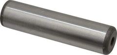 Jergens - 1" Diam x 4" Pin Length Alloy Steel Pull Out Dowel Pin - C 47-58 & C 60-64 (Surface) Hardness, 1 Beveled & 1 Threaded End - Exact Tool & Supply