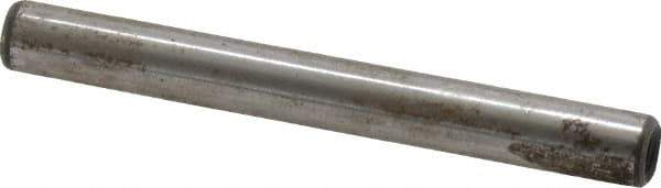 Jergens - 1/4" Diam x 2-1/4" Pin Length Alloy Steel Pull Out Dowel Pin - C 47-58 & C 60-64 (Surface) Hardness, 1 Beveled & 1 Threaded End - Exact Tool & Supply