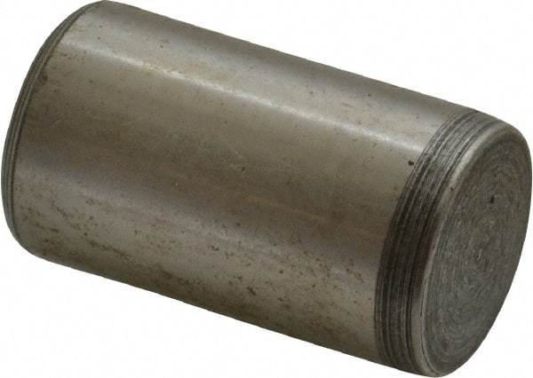 Jergens - 1" Diam x 1-3/4" Pin Length Alloy Steel Pull Out Dowel Pin - C 47-58 & C 60-64 (Surface) Hardness, 1 Beveled & 1 Threaded End - Exact Tool & Supply