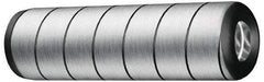 Jergens - 1/2" Diam x 2-1/2" Pin Length Alloy Steel Grooved Dowel Pin - C 47-58 & C 60-64 (Surface) Hardness, 1 Beveled & 1 Threaded End - Exact Tool & Supply