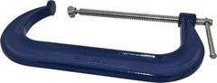 Gibraltar - Regular-Duty 12" Max Opening, 6-5/16" Throat Depth, Forged Steel Standard C-Clamp - 9,500 Lb Capacity, 2" Min Opening, Deep Throat - Exact Tool & Supply