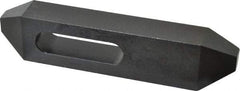 Gibraltar - 3/4" Stud, Steel, Plain Strap Clamp - 2-3/16" Travel, 8" OAL x 1-3/4" Wide x 1-1/8" High, Black Oxide Finish, Tapered Nose - Exact Tool & Supply