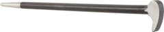 Value Collection - 12" OAL Rolling Head Pry Bar - 7/16" Wide, Chrome Vanadium - Exact Tool & Supply