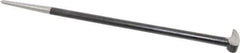 Value Collection - 16" OAL Rolling Head Pry Bar - 1/2" Wide, Chrome Vanadium - Exact Tool & Supply