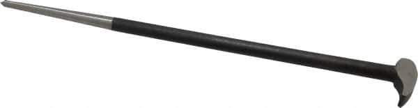 Value Collection - 20" OAL Rolling Head Pry Bar - 5/8" Wide, Chrome Vanadium - Exact Tool & Supply