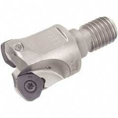 Iscar - 32mm Cut Diam, 0.059" Max Depth, M16 Modular Connection Indexable High-Feed End Mill - Screw Holding Method, FF WOMT/WOCT, FF WOMW Insert, FF EW-M Toolholder, Through Coolant - Exact Tool & Supply