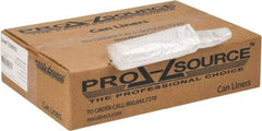PRO-SOURCE - 0.39 mil Thick, Household/Office Trash Bags - 40" Wide x 46" High, Clear - Exact Tool & Supply