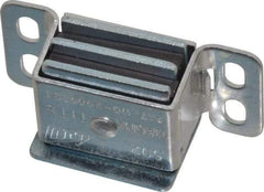 80/20 Inc. - 2.1" Long x 1.1" Wide x 0.56" High, Extruded Aluminum Magnetic Door Catch - 1.14" Long Strike, 0.89" Wide Strike - Exact Tool & Supply