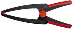 Bessey - 3" Jaw Opening Capacity, 4" Throat Depth, Needle Nose, Spring Clamp - Plastic Body, Plastic Handle, Plastic Tip, 9" OAL - Exact Tool & Supply