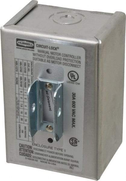 Hubbell Wiring Device-Kellems - Cam and Disconnect Switch Enclosure - For Use with 30 Amp Disconnect Switches - Exact Tool & Supply