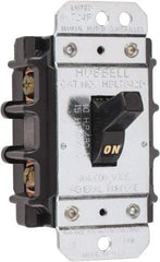 Hubbell Wiring Device-Kellems - 2 Poles, 40 Amp, Open Toggle Manual Motor Starter - 15 hp, CSA Certified & UL Listed - Exact Tool & Supply