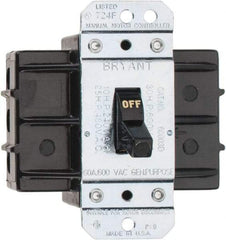 Hubbell Wiring Device-Kellems - 3 Poles, 60 Amp, Open Toggle Manual Motor Starter - 30 hp, CSA Certified & UL Listed - Exact Tool & Supply