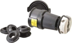 Hubbell Wiring Device-Kellems - 125 VAC, 20 Amp, L5-20R Configuration, Industrial Grade, Self Grounding Connector - 1 Phase, 2 Poles, IP66, 0.36 to 0.93 Inch Cord Diameter - Exact Tool & Supply