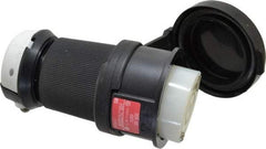 Hubbell Wiring Device-Kellems - 480 VAC, 20 Amp, L16-20R Configuration, Industrial Grade, Self Grounding Connector - 3 Phase, 3 Poles, IP66, 0.35 to 1.15 Inch Cord Diameter - Exact Tool & Supply