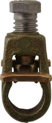 Thomas & Betts - 2 to 8 (Solid) AWG Compatible Single-Nut Rod Clamp - Copper Alloy, 1-13/16" OAL, CSA Certified & RoHS Compliant - Exact Tool & Supply
