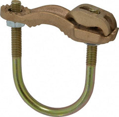 Thomas & Betts - 4 to 4/0 AWG Compatible U-bolt Rod Clamp - Bronze, CSA Certified, UL File E3060, UL Listed - Exact Tool & Supply
