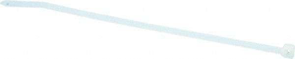 Thomas & Betts - 5.6" Long Natural (Color) Nylon Standard Cable Tie - 30 Lb Tensile Strength, 1.21mm Thick, 1-1/4" Max Bundle Diam - Exact Tool & Supply