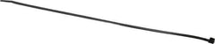 Thomas & Betts - 11-1/2" Long Black Nylon Standard Cable Tie - 40 Lb Tensile Strength, 1.13mm Thick, 1-3/4" Max Bundle Diam - Exact Tool & Supply