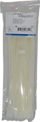 Thomas & Betts - 14-1/2" Long Natural (Color) Nylon Standard Cable Tie - 40 Lb Tensile Strength, 1.13mm Thick, 5/8" Max Bundle Diam - Exact Tool & Supply