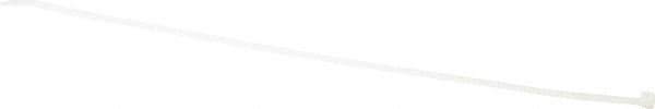 Thomas & Betts - 14.1" Long Natural (Color) Nylon Standard Cable Tie - 50 Lb Tensile Strength, 1.35mm Thick, 1-1/4" Max Bundle Diam - Exact Tool & Supply