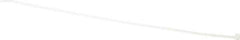 Thomas & Betts - 14.1" Long Natural (Color) Nylon Standard Cable Tie - 50 Lb Tensile Strength, 1.35mm Thick, 1-1/4" Max Bundle Diam - Exact Tool & Supply