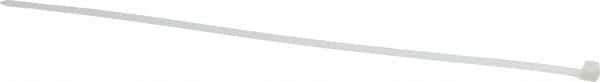 Thomas & Betts - 14.2" Long Natural (Color) Nylon Standard Cable Tie - 120 Lb Tensile Strength, 1.91mm Thick, 2-7/8" Max Bundle Diam - Exact Tool & Supply