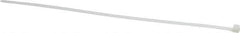 Thomas & Betts - 14.2" Long Natural (Color) Nylon Standard Cable Tie - 120 Lb Tensile Strength, 1.91mm Thick, 2-7/8" Max Bundle Diam - Exact Tool & Supply