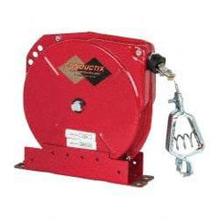 Conductix - 3/32 Inch x 50 Ft. Stranded Cable Grounding Reel - Spring Driven Reel - Exact Tool & Supply