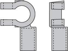 Noco - Automotive Battery 4/0 Left Elbow Terminal - Positive Polarity - Exact Tool & Supply