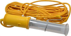 Made in USA - 13 Watt, Electric, Fluorescent Portable Handheld Work Light - 50' Cord - Exact Tool & Supply