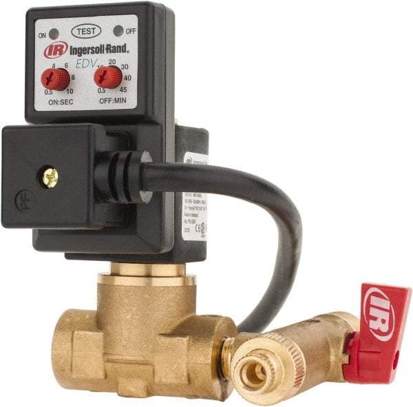 Ingersoll-Rand - Electronic Condensate Drain Valve - 110/120V - Exact Tool & Supply