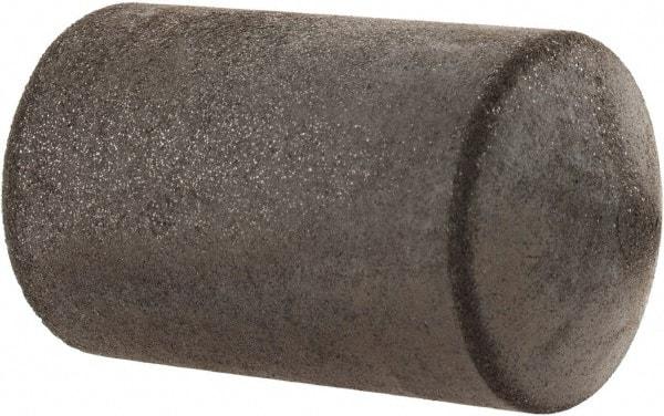 Made in USA - 1" Max Diam x 1-3/4" Long, Cone, Rubberized Point - Medium Grade, Silicon Carbide, 1/4" Arbor Hole, Unmounted - Exact Tool & Supply
