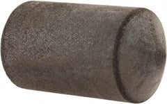 Made in USA - 1" Max Diam x 1-3/4" Long, Cone, Rubberized Point - Medium Grade, Silicon Carbide, 1/4" Arbor Hole, Unmounted - Exact Tool & Supply