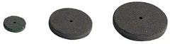 Made in USA - 5/8" Diam x 1/16" Hole x 1/4" Thick, 80 Grit Surface Grinding Wheel - Aluminum Oxide/Silicon Carbide Blend, Medium Grade, 24,000 Max RPM, No Recess - Exact Tool & Supply
