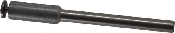 Made in USA - 1/8" Shank Rubberized Abrasive Point Mandrel - 1/16" Hole Compatibility, for Small Wheels - Exact Tool & Supply