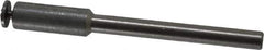 Made in USA - 1/8" Shank Rubberized Abrasive Point Mandrel - 1/16" Hole Compatibility, for Small Wheels - Exact Tool & Supply