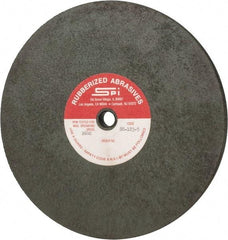 Made in USA - 8" Diam x 1/2" Hole x 3/8" Thick, 46 Grit Surface Grinding Wheel - Aluminum Oxide/Silicon Carbide Blend, Coarse Grade, 2,600 Max RPM - Exact Tool & Supply
