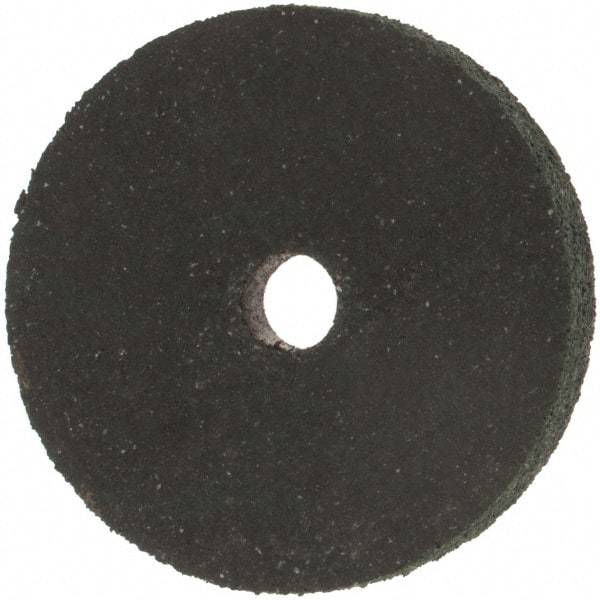 Made in USA - 1-1/2" Diam x 1/4" Hole x 3/16" Thick, 46 Grit Surface Grinding Wheel - Aluminum Oxide/Silicon Carbide Blend, Coarse Grade, 15,000 Max RPM - Exact Tool & Supply