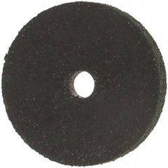 Made in USA - 1-1/2" Diam x 1/4" Hole x 3/16" Thick, 46 Grit Surface Grinding Wheel - Aluminum Oxide/Silicon Carbide Blend, Coarse Grade, 15,000 Max RPM - Exact Tool & Supply